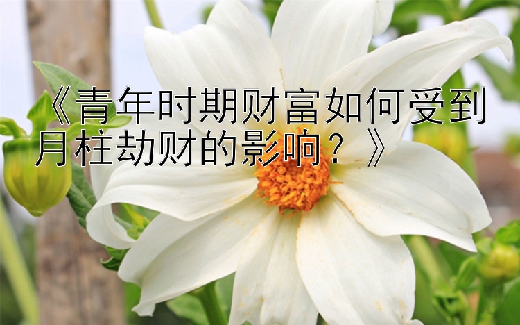 《青年时期财富如何受到月柱劫财的影响？》